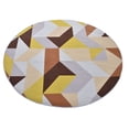 thumbnail image 3 of Non slip Round Mat Sitting Pad Area Rugs Washable Rug Rotray Chair Mat Bedroom 60cm, 3 of 14