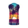 thumbnail image 5 of Snorda Débardeurs pour Femmes Grande Taille Mode Féminine Décontractée Été Imprimé Sans Manches Col Rond Haut Blouse Débardeur P-5TG, 5 of 5