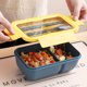 thumbnail image 2 of Sywqhk Caja de contenedores de almuerzo para microondas con compartimentos Contenedor de alimentos (Azul) Sywqhk Para estrenar, 2 of 9