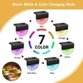 thumbnail image 3 of Auting Solar Garden Fence Light (1 Unit), Solar Garden Fence Lighting, Bridge Decoration, Waterproof, Color Changing LED Light for Patio, Stairs and Garden., 3 of 5