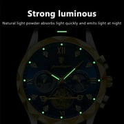 Poedagar Luxury Man Wristwatch Waterproof Luminous Chronograph Watch Stainless Steel Quartz Watches