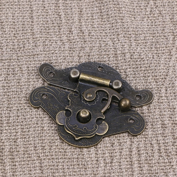 TAILTOSS 1Pcs Bronze Zinc Alloy Cabinet Door Latch for Furniture 8.5 x 6.8 in