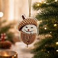 thumbnail image 7 of DIY Acrylic 2D Pearl Painting Christmas Ornament Kit for One Hanging Decoration, Sparkling Holiday Craft Project for Christmas Tree or Window Display and Handmade Gift Making, Style F, 7 of 7