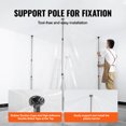 thumbnail image 5 of KFFKFF Dust Containment System, Includes Portable Bag, Four 10-Foot Adjustable Poles, and 32.8x13.12 Feet Dust Sheet, Ideal for Indoor Decor and Paint Work, 5 of 9