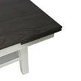 thumbnail image 3 of Brook Bay Wood Trestle Table Set in Textured White, 3 of 10