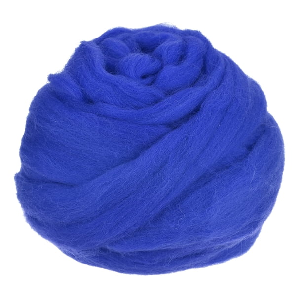 Aguja Fieltro Lana Unique Bargains 3.5 Oz Naturaleza Fibra Lana Hilo Mecheros para Fieltro Húmedo Azul Brillante