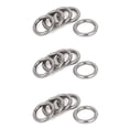 thumbnail image 1 of 20mm x 3mm Stainless Steel Webbing Strapping Welded O Rings 15 Pcs,15 x Welded Ring,silver, 1 of 4