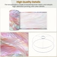 thumbnail image 5 of Lamp Shades Set of 2 Iridescent Mother Pearl Soft Pink Pearl White Shimmer 13" x 13" x 10" Lampshade for Table Lamps Floor Lamps Lamp Shade Replacement Easy Assembly Required, 5 of 8