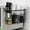 Black01, variant on Wire Baskets,Wall Grid Panel Hanging Wire Basket,Wall Storage and Display Basket for Cabinet & Pantry Organization and Kitchen,Bathroom,Bedroom Storage