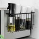 thumbnail image 1 of Stainless Steel Magnetic Refrigerator Side Rack for Kitchen Storage, 1 of 7
