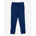thumbnail image 4 of Pantalones Leveret con cordón para niños, estilo bohemio, color liso, 4 of 5