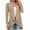 Khaki, variant on TUWABEII Jackets for Women,Women's Fashion Color Loose Fitting Long Sleeved Cardigan Jacket