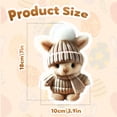 thumbnail image 4 of Handmade Mini Bunny Hug Cute Easter Gift with Card, 2026 New Soft Plush Rabbit Mini Bunny Hugs in Box, Easter Basket Bunny Stuffer Women Men for Mother's Day, Valentine's Day, Birthday (Brown), 4 of 5