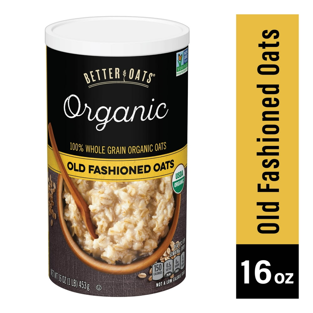 Better Oats Organic Old Fashioned Oats, 16 Ounce