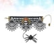 thumbnail image 5 of Ghost Skull Head Araña Cadena de mano Pulsera de dama de encaje negro Accesorios de fiesta de Halloween, 5 of 5
