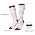 thumbnail image 5 of Picia Women Crew Soft Moisture-wicking Socks Retro Floral Pattern Design Cotton Socks, One Size fit All, 5 of 9