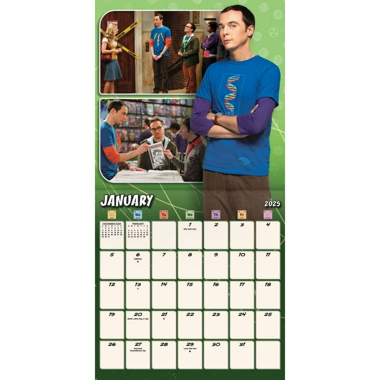 The Big Bang Theory Square Calendar 2026 - Taylors Merchandise