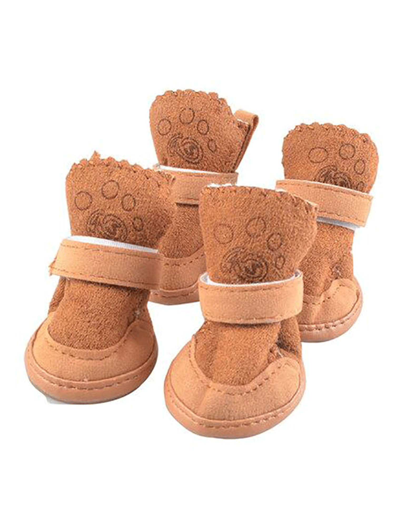 Topcobe Pet Puppy Shoes AntiSlip Snow Shoes, Sheep Cashmere Pet