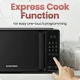 thumbnail image 7 of Chefman Countertop Microwave Oven 0.7 Cu. Ft., 700 Watts with 6 Presets and 10 Power Levels - Black, 7 of 7