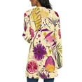 thumbnail image 5 of Women's Printed Kimono Coat – Hand-Tied Floral Chiffon Cover-Up with Bohemian Print | Beach-to-Street Lightweight Layer, 5 of 7