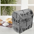 thumbnail image 4 of Insect Lounger Chair Bag, Modern Butterfly Dragonfly Bumblebee Beetle Cicada Entomological Art, High Capacity Storage with Handle Container, Lounger Size, Charcoal Grey and White, by Ambesonne, 4 of 5