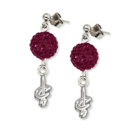 Cleveland Cavaliers S/S CLEVELAND CAVALIERS CRYSTAL OVATION EARRINGS