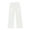 thumbnail image 7 of BKQCNKM Wide Leg Jeans Woman, Bootcut Jeans for Women, Womens Jeans Straight Leg, Spring Solid Color Straight Leg Wide Leg Large Pocket Jeans, Petite Jeans for Women, White M, 7 of 7