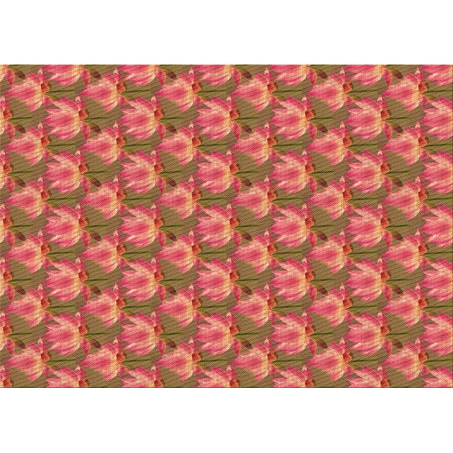 Ahgly Company Tapis Rectangulaire Lavable en Machine Intérieur Transitionnel Rouge Lave, 8 Pieds x 12 Pieds