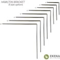thumbnail image 2 of Ekena Millwork 2"W x 16"D x 16"H Hamilton Steel Bracket, Antiqued Bronze, 2 of 11