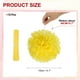 thumbnail image 2 of Pom Poms de Papel de 4 pulgadas, 12PCS Flores de Papel Pom Poms para Decoración de Bodas, Despedidas de Soltera, Cumpleaños, Fiesta, Decoración de Fondo, Amarillo Claro, 2 of 6