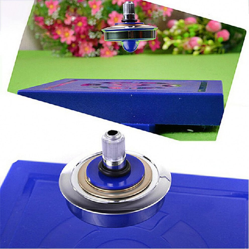 New Magnetic levitation Gyro UFO Suspension Toys Floating Saucer Spinning Top 