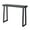 Black_43.3", variant on Tcbosik 36" Solid Wood Console Table in Natural Finish — Modern Narrow Entryway Table with Trapezoidal Base Design, Perfect for Hallways, Living Rooms, or Small Spaces