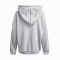 thumbnail image 5 of Godom Zip up Womens Hoodies with Zippers Zipper Jacket Plus Size Womens Sweatshirts and Hoodies Casual Crew Neck Long Sleeve Plain Pullover Tops, 5 of 5