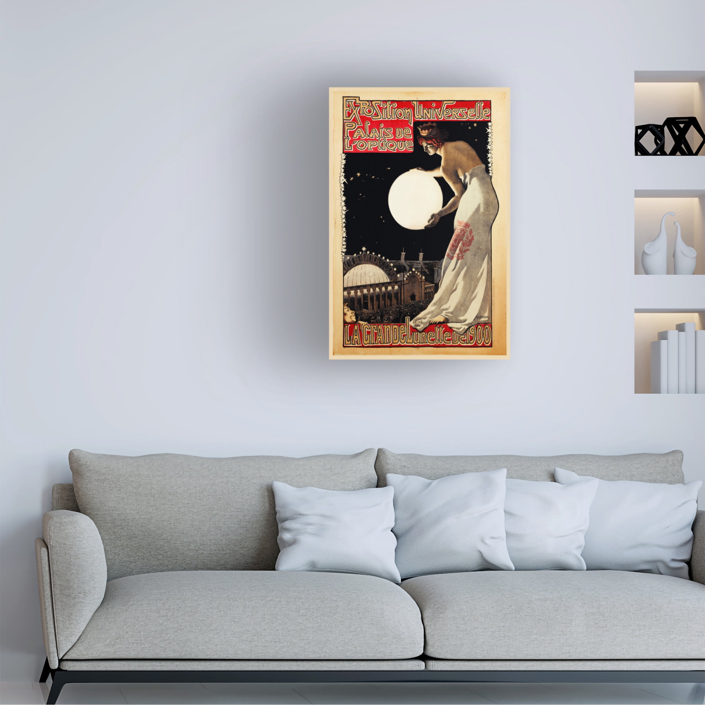 Trademark Fine Art 'Paris Expo LOptique 1900' Canvas Art by Vintage Lavoie