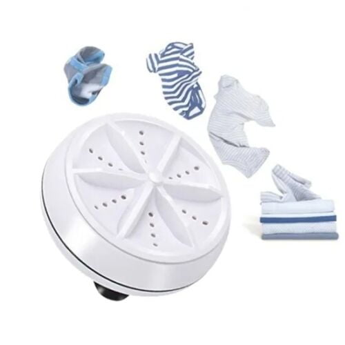 SAYFUT Mini Washing Machine Ultrasonic Turbine Laundry Washer Portable Travel Home