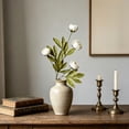 thumbnail image 6 of MMJ Artificial Peony Flower White Faux Peony Branch 28in for Vase Table Centerpiece Wedding Party Home Sofa Display, 6 of 6