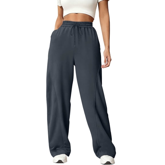 Women Bottoms Women Trousers Sports Pants Casual Pants Elastic Waistbands.