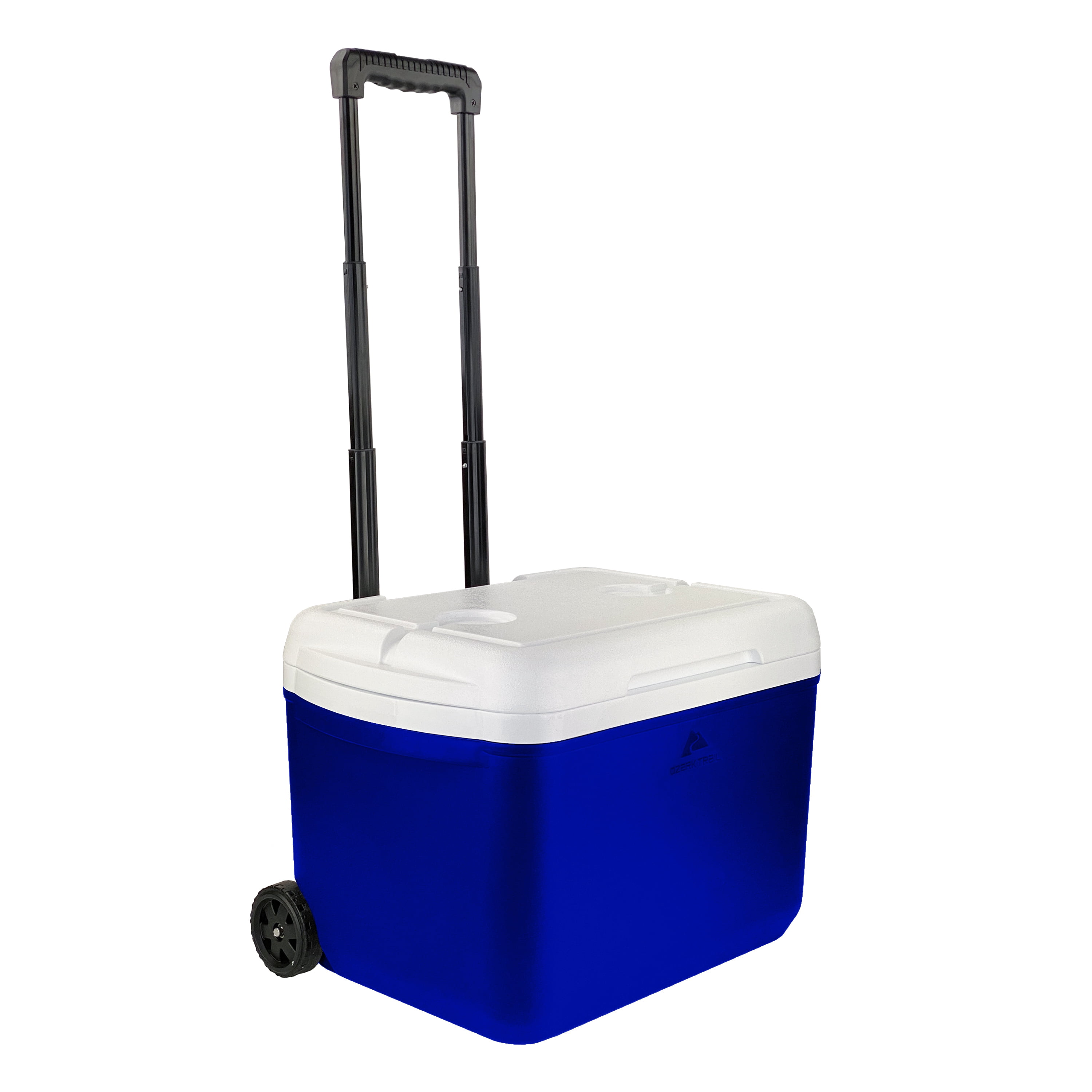 Ozark Trail 30 Quart Capacity Hard Side Wheeled Cooler, 42-Can, Royal Blue