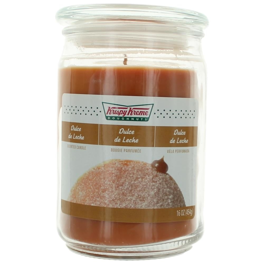 Krispy Kreme Scented Candle 4 Pack of 16 oz Jars Dulce de Leche