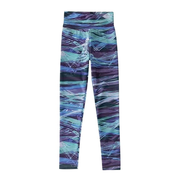 Gubotare Girls Yoga Leggings Girls Leggings Soft Comfortable Pants for Kids Stretchy Ankle Length Athletic Yoga Leggings (Navy,Size 5-6 Years)