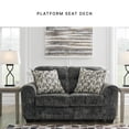 thumbnail image 4 of Signature Design by Ashley Lonoke Gunmetal Loveseat, 4 of 14