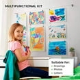 thumbnail image 4 of Art Display For Kids Artwork - 10Ft Alloy Steel Wire With 48 Clips | Willow & Eva, 4 of 4