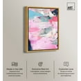 thumbnail image 2 of Do It All In Color Retro Modern Abstract Canvas Wall Art by Art Remedy, Gold Floater Frame, 20"x30", 2 of 7