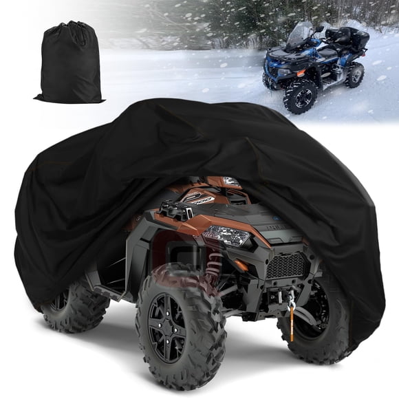 Funda para vehículos todo terreno QYMOTO Large XL 2-UP 420D impermeable para invierno