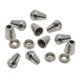 thumbnail image 4 of 10 piezas de topes de cordón con forma de campana para cordón de bolsa deportiva Plata, 4 of 8