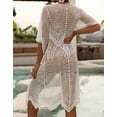 thumbnail image 5 of Swimwear Cover Up for Women Sexy Seethrough Lace Stitching Bikini Cover Up Summer Beach Swimsuit Cover Up Shermie, 5 of 6
