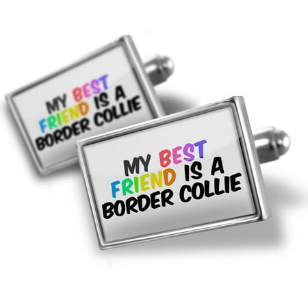 Scottish Border Collie - Cufflinks My best Friend a Border Collie Dog from Scotland, England, Wales - NEONBLOND