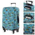 thumbnail image 5 of Cartoon Construction Vehicles Helicopters Luggage Cover Fashion Suitcase Cover Baggage Covers Fit 25-28 Inch Luggage (Go Travel), 5 of 5