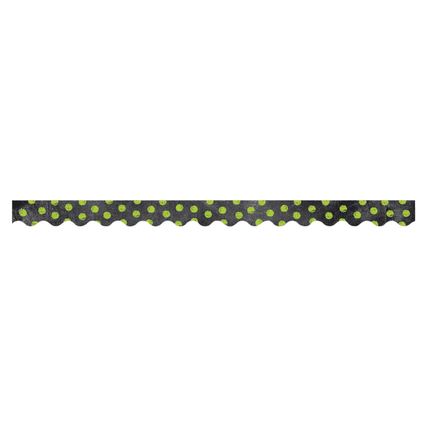 Creative Teaching Press Chalk It Up Dots Border (Scalloped Border