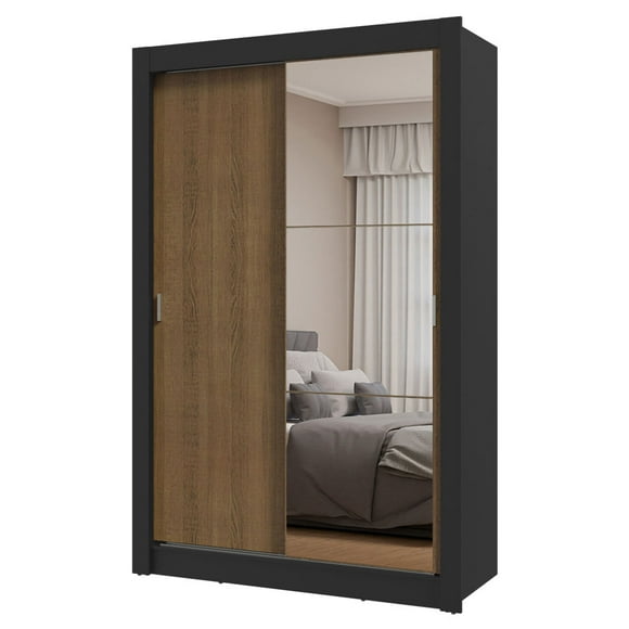 Ropero Closet Madesa Milano 2 Puertas 1 Espejo NM